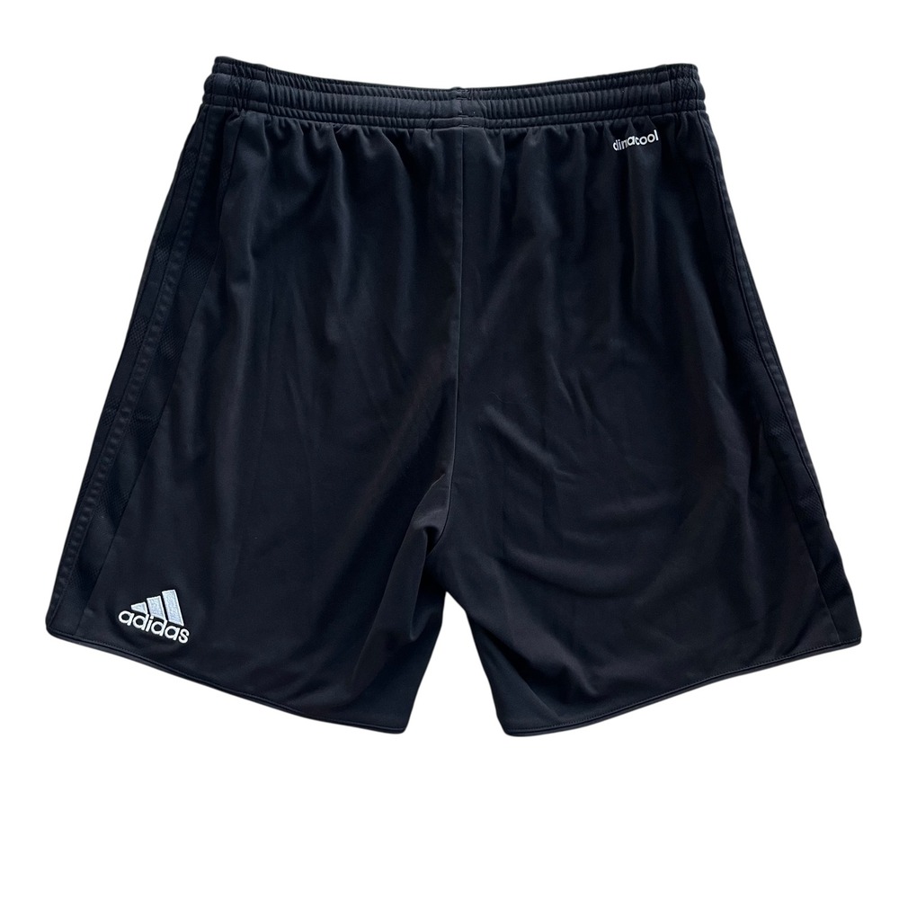 Adidas Women S Black Parma 16 Climacool Shorts Embroidered Back Logo Running Gym